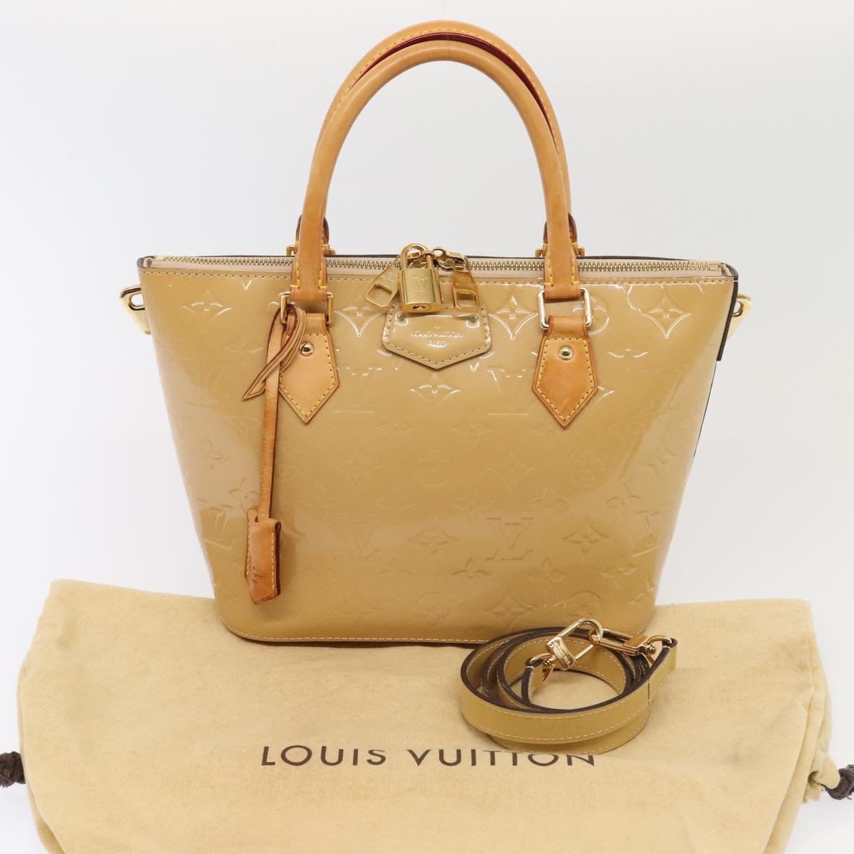 LOUIS VUITTON Vernis Montebello PM Hand Bag 2way Dunne M90167 LV 88391