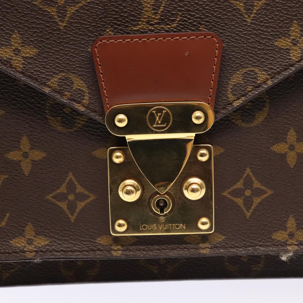 LOUIS VUITTON Monogram Monceau 26 Shoulder Bag M51187 LV 88394