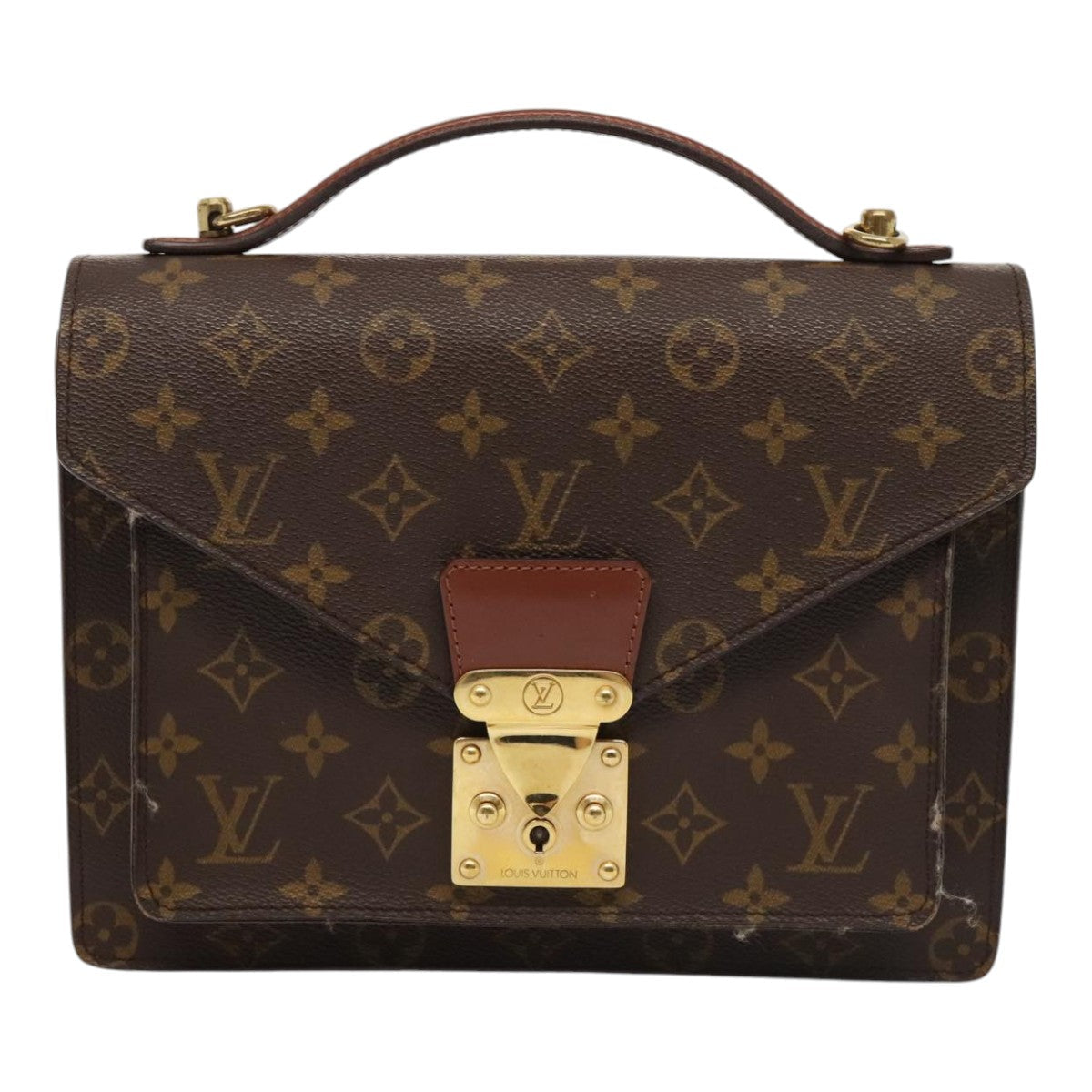 LOUIS VUITTON Monogram Monceau 26 Shoulder Bag M51187 LV 88394