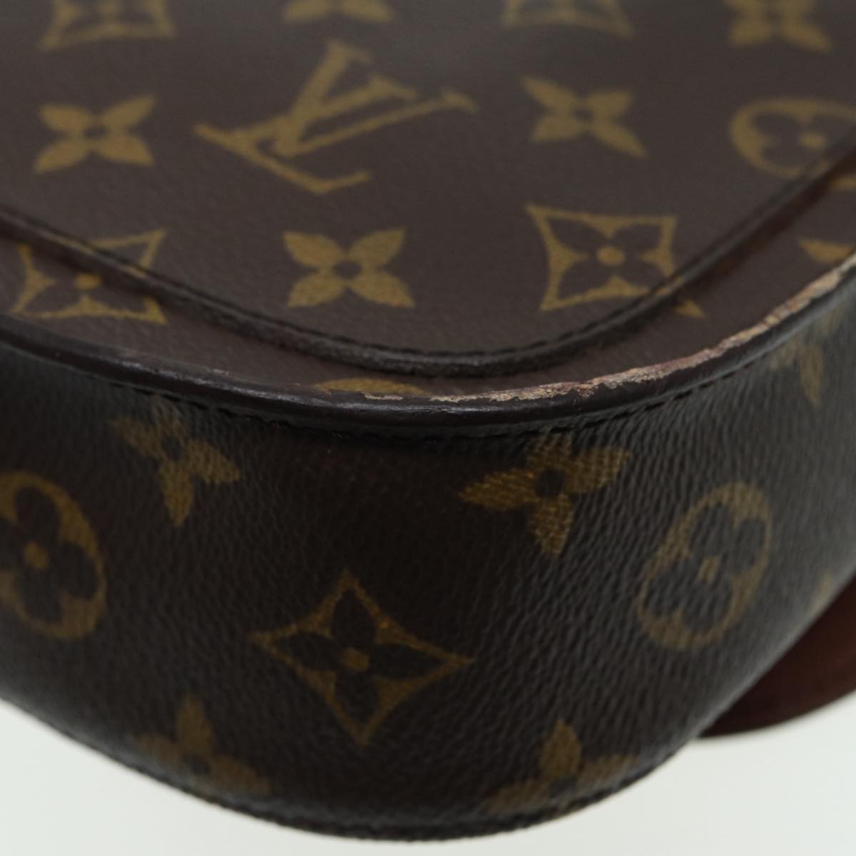 LOUIS VUITTON Monogram Saint Cloud MM Shoulder Bag M51243 LV 88396