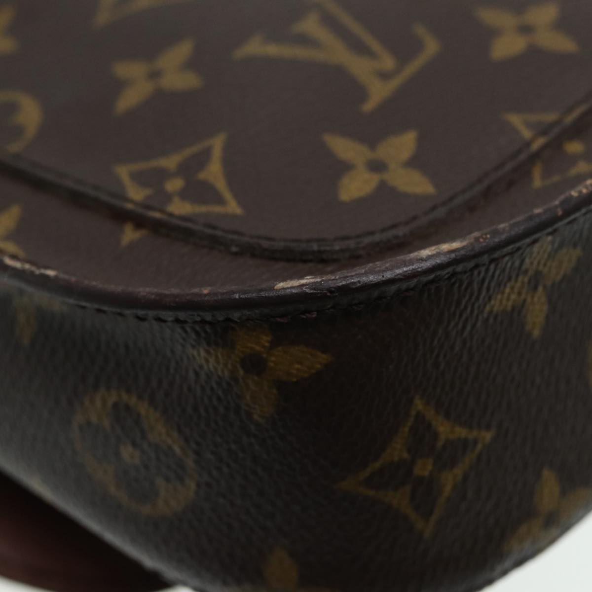 LOUIS VUITTON Monogram Saint Cloud MM Shoulder Bag M51243 LV 88396
