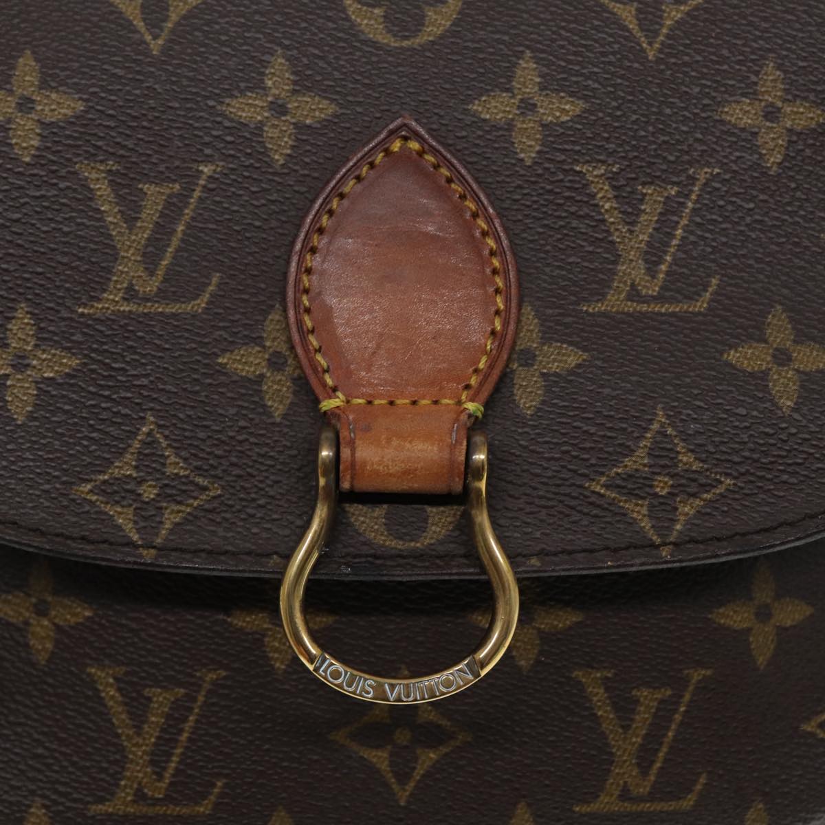 LOUIS VUITTON Monogram Saint Cloud MM Shoulder Bag M51243 LV 88396