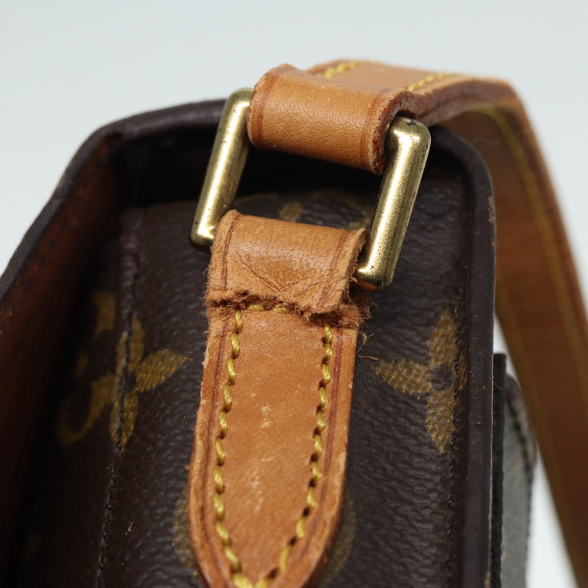 LOUIS VUITTON Monogram Saint Cloud MM Shoulder Bag M51243 LV 88396