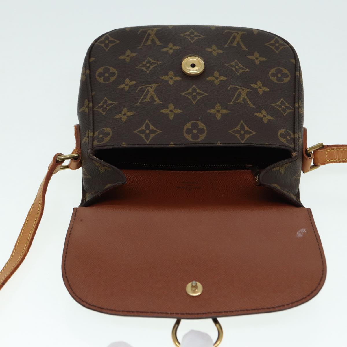 LOUIS VUITTON Monogram Saint Cloud MM Shoulder Bag M51243 LV 88396
