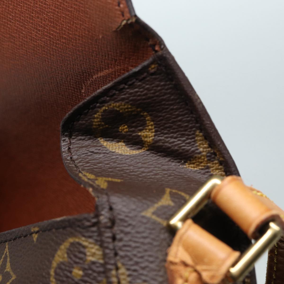 LOUIS VUITTON Monogram Saint Cloud MM Shoulder Bag M51243 LV 88396