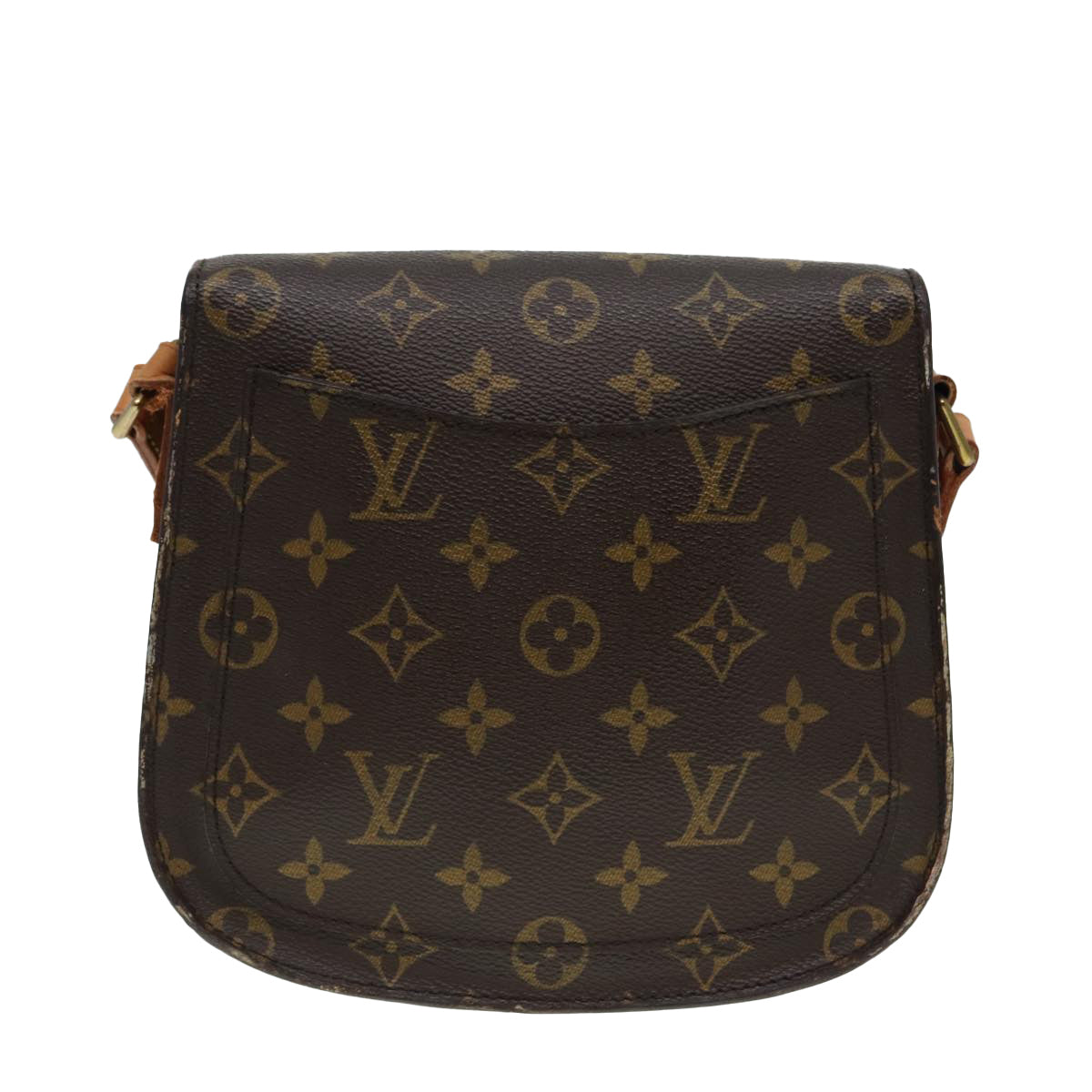LOUIS VUITTON Monogram Saint Cloud MM Shoulder Bag M51243 LV 88396