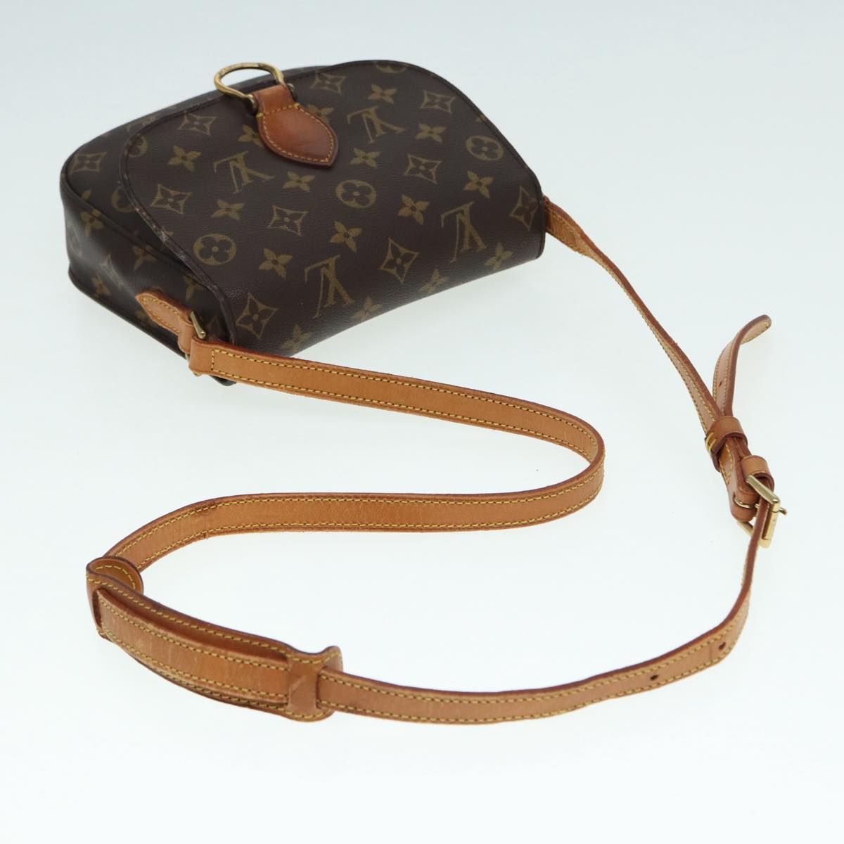 LOUIS VUITTON Monogram Saint Cloud MM Shoulder Bag M51243 LV 88396