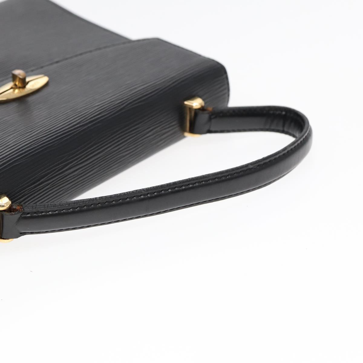 LOUIS VUITTON Epi Malesherbes Hand Bag Black M52372 LV 88398