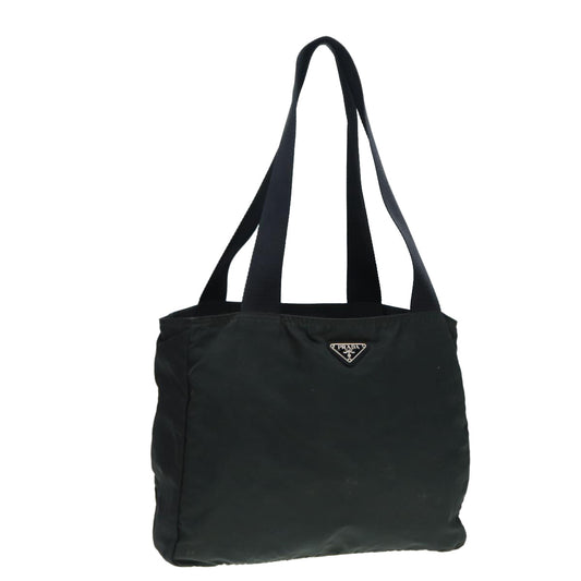 Luxury Prada Tote Bag Nylon Khaki Silver  88404