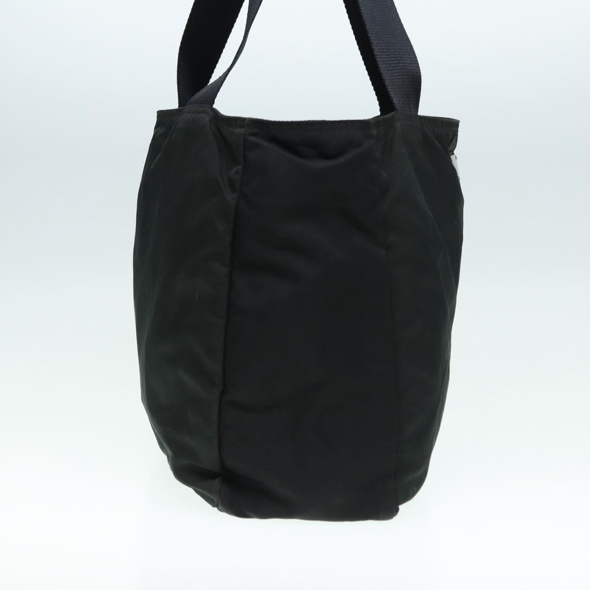 Luxury Prada Tote Bag Nylon Khaki Silver  88404