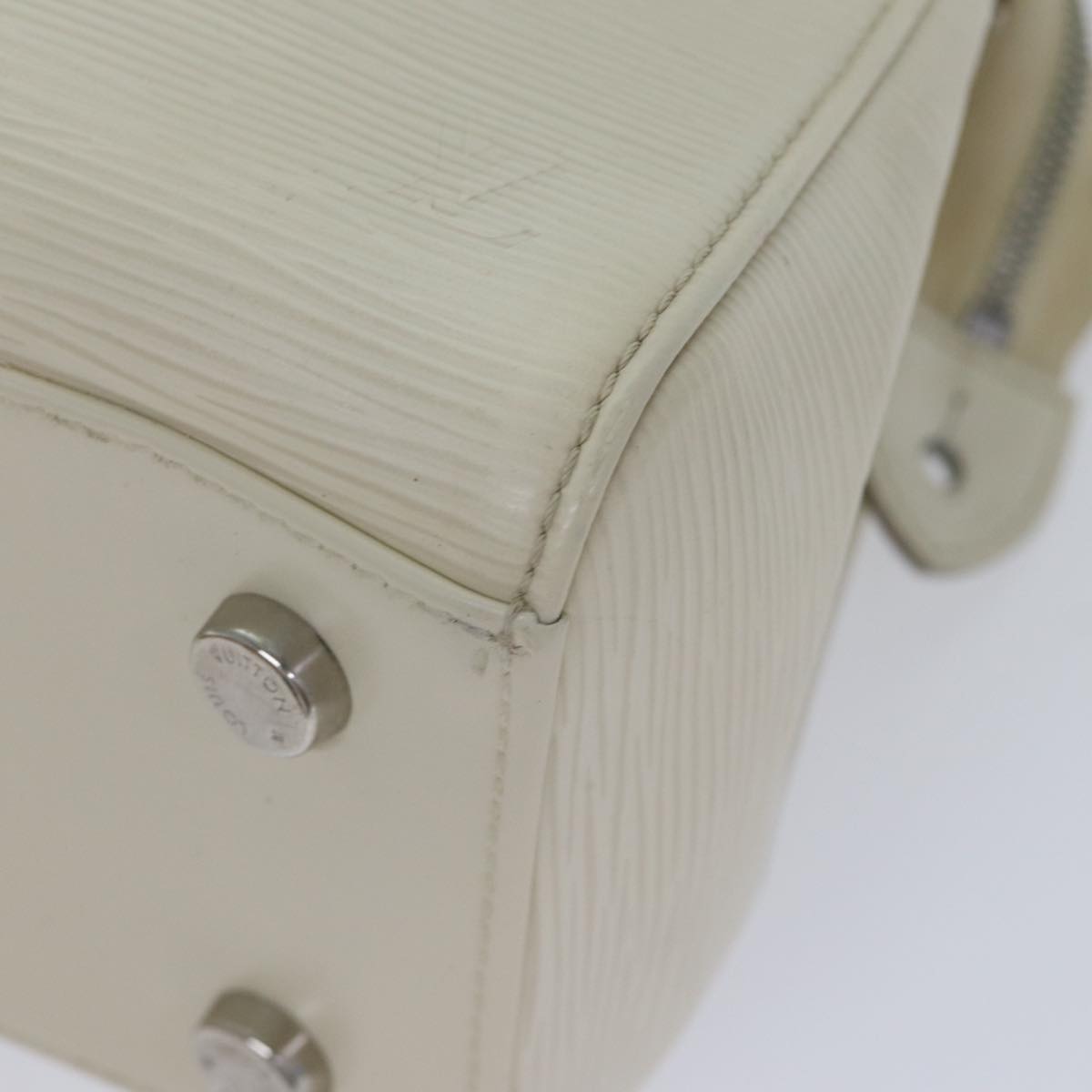 LOUIS VUITTON Epi Blair MM Hand Bag 2way White Yvoire M40330 LV 88431