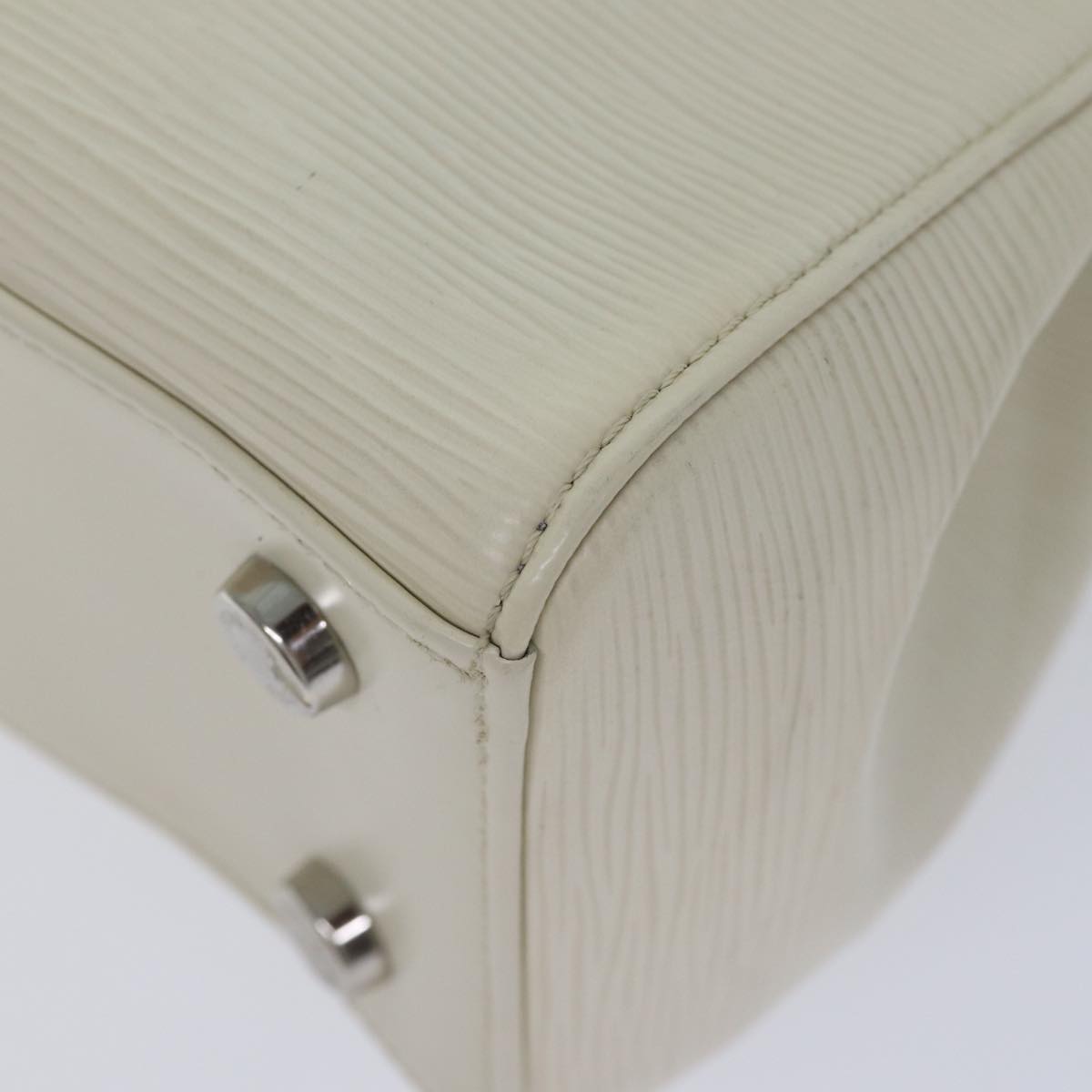 LOUIS VUITTON Epi Blair MM Hand Bag 2way White Yvoire M40330 LV 88431