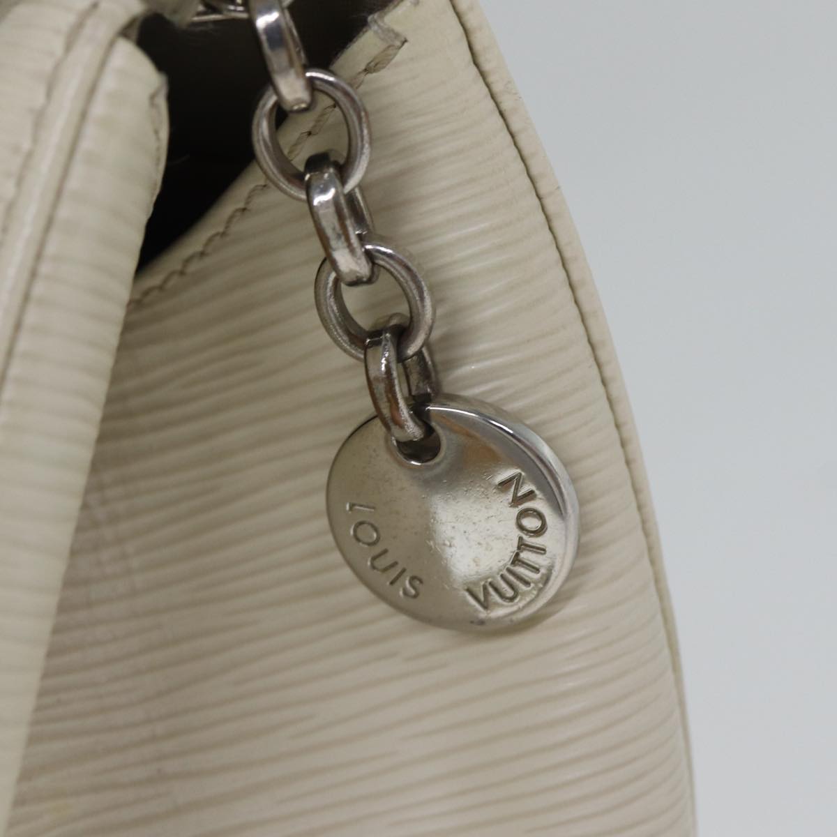 LOUIS VUITTON Epi Blair MM Hand Bag 2way White Yvoire M40330 LV 88431