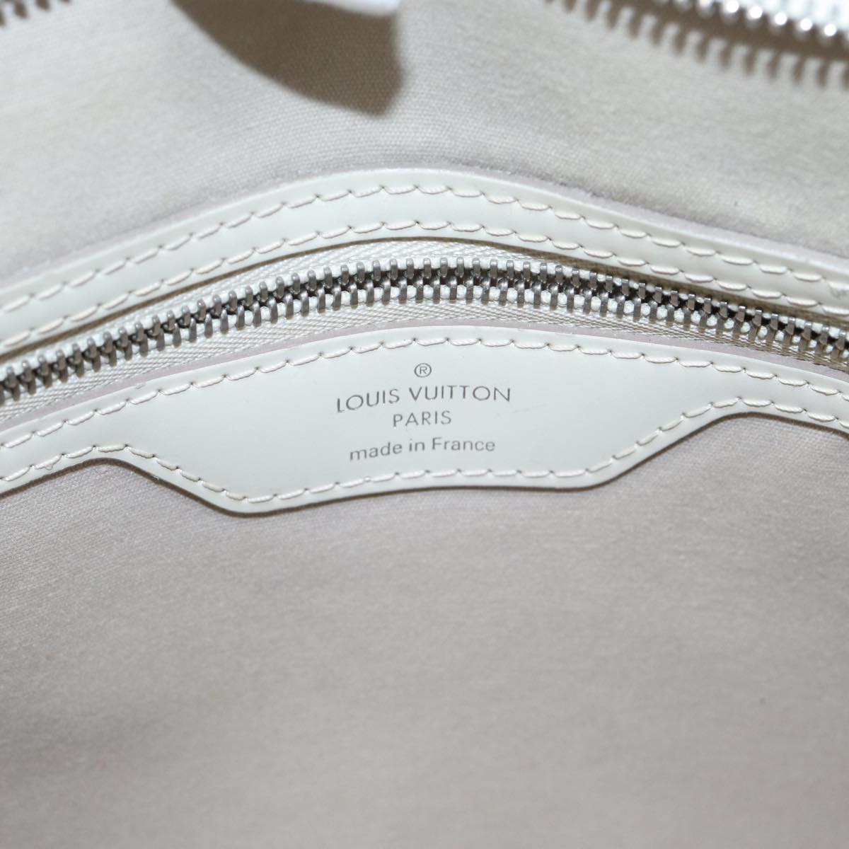 LOUIS VUITTON Epi Blair MM Hand Bag 2way White Yvoire M40330 LV 88431