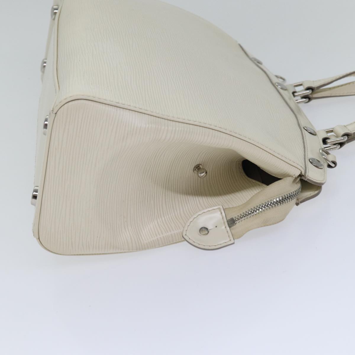LOUIS VUITTON Epi Blair MM Hand Bag 2way White Yvoire M40330 LV 88431