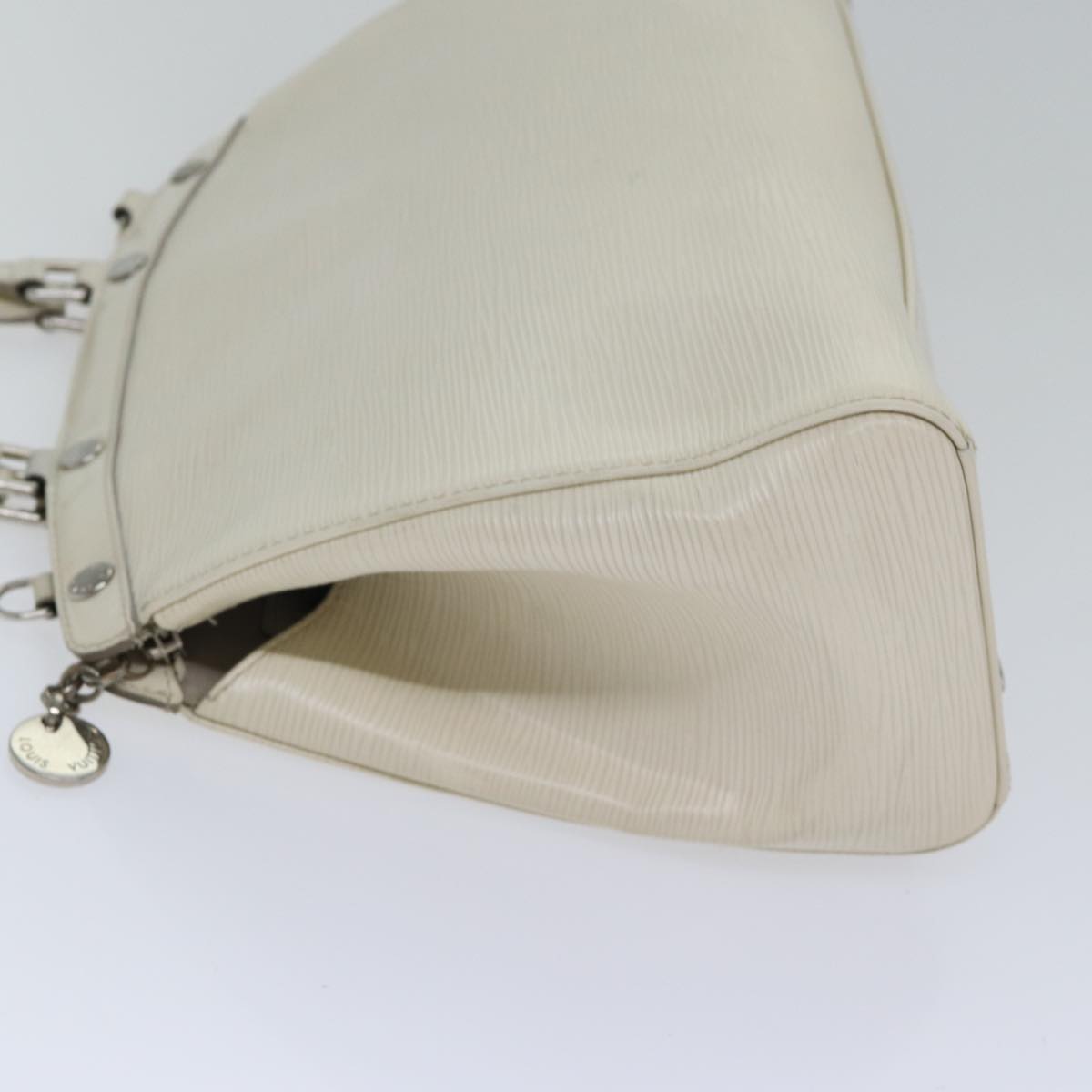 LOUIS VUITTON Epi Blair MM Hand Bag 2way White Yvoire M40330 LV 88431