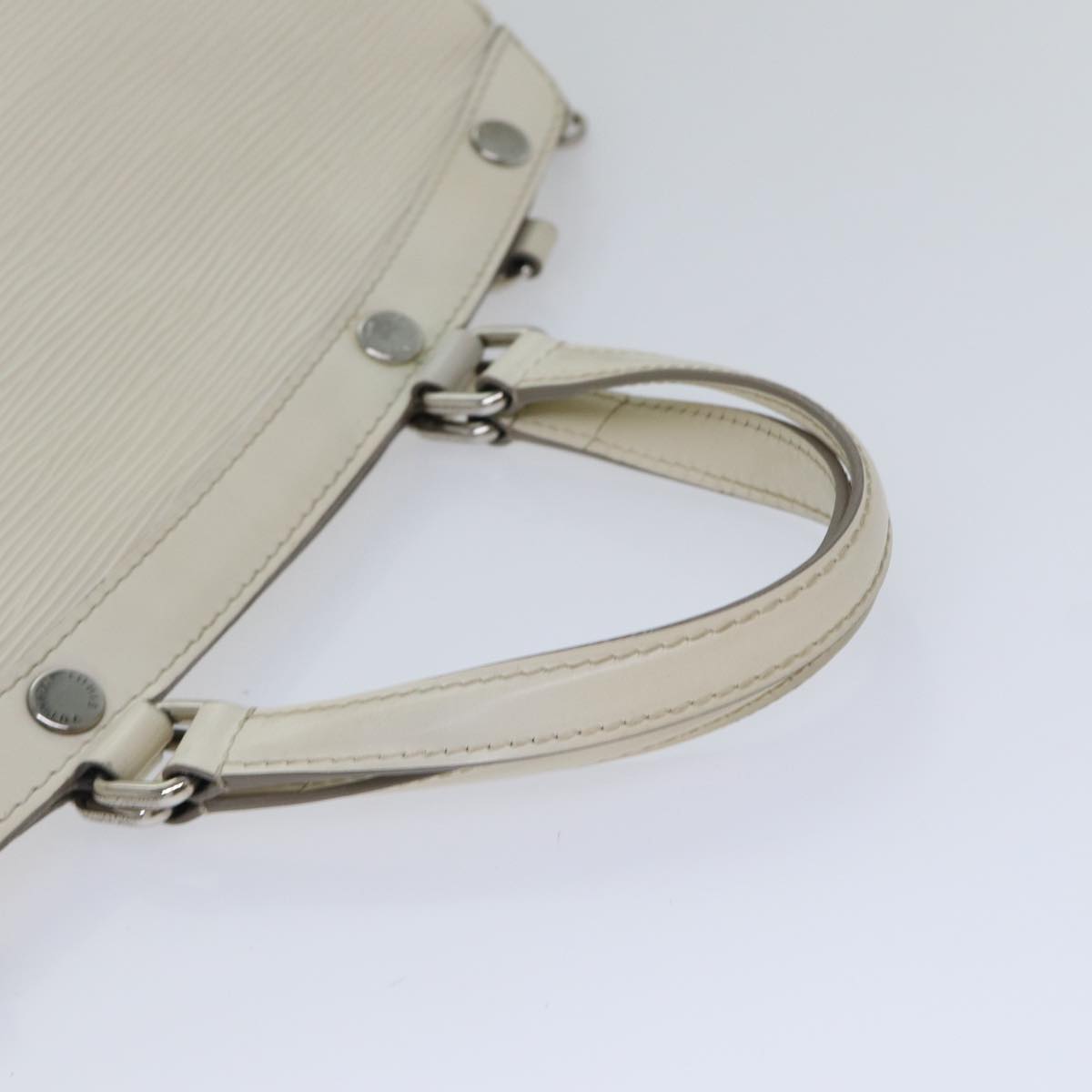 LOUIS VUITTON Epi Blair MM Hand Bag 2way White Yvoire M40330 LV 88431