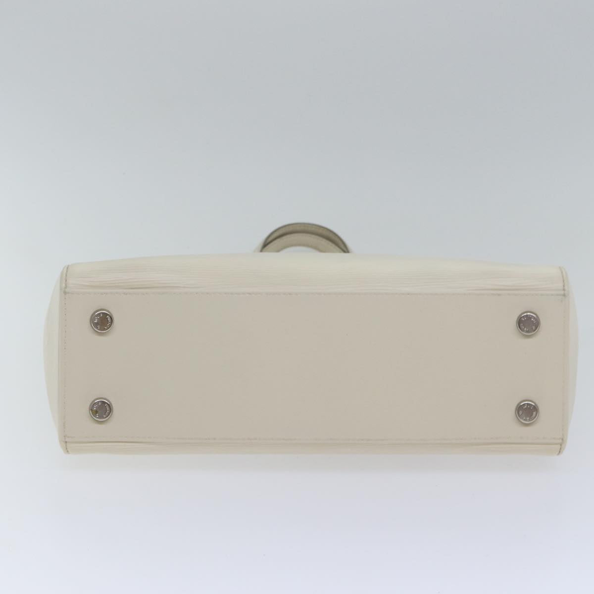 LOUIS VUITTON Epi Blair MM Hand Bag 2way White Yvoire M40330 LV 88431