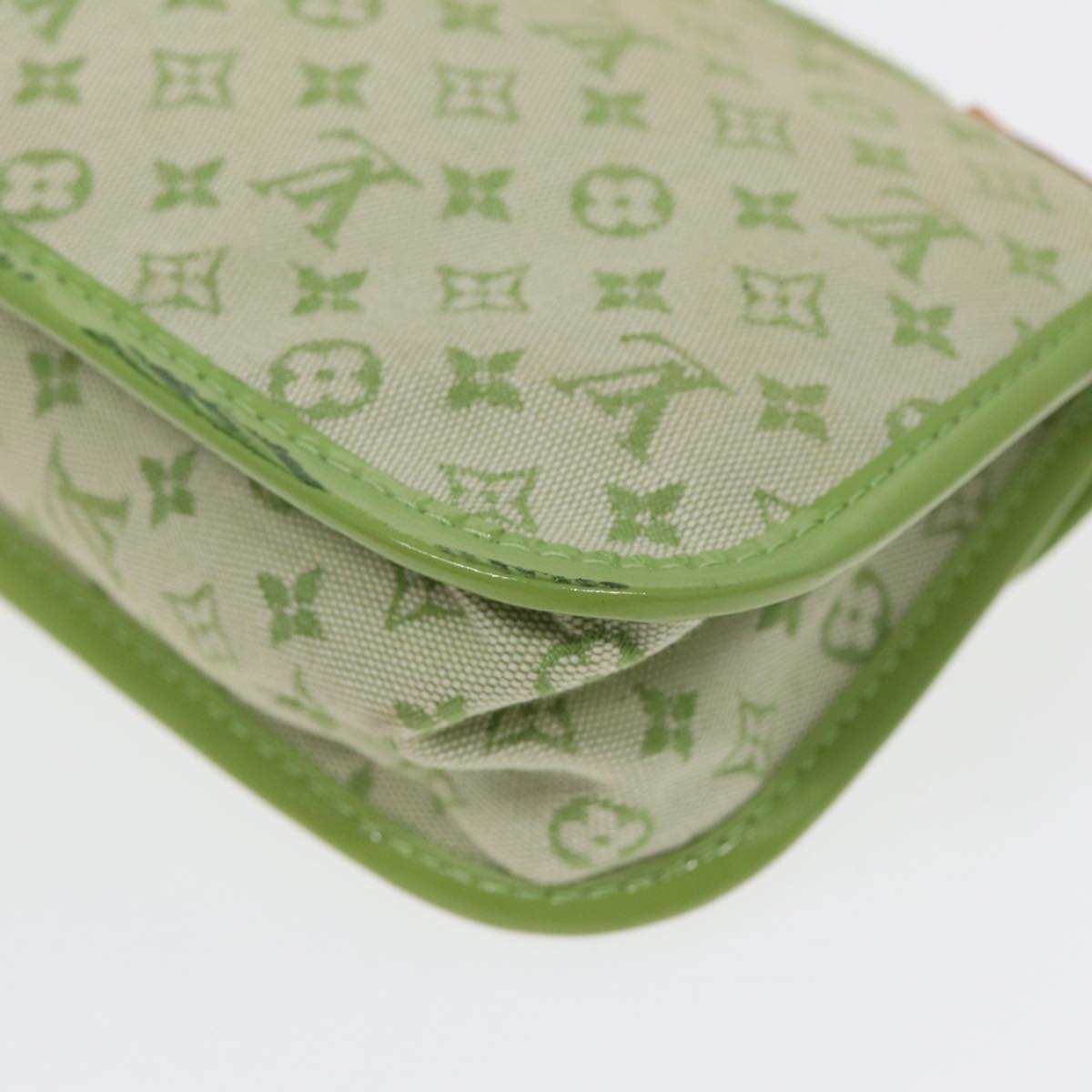 LOUIS VUITTON Monogram Mini Trousse Marie Kate Pouch Green M92935 88437