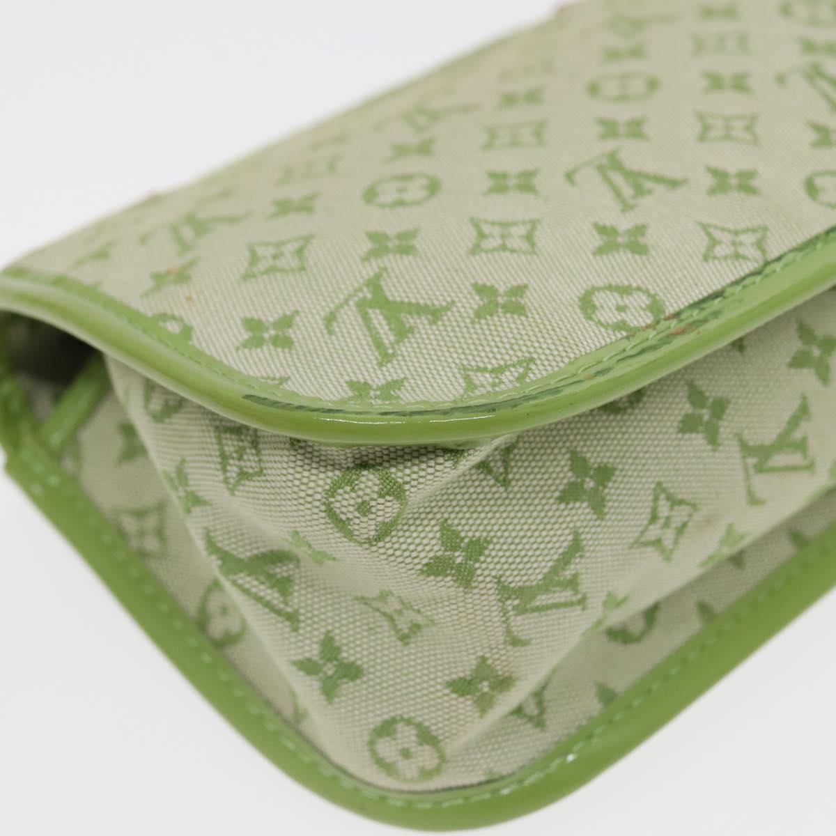 LOUIS VUITTON Monogram Mini Trousse Marie Kate Pouch Green M92935 88437