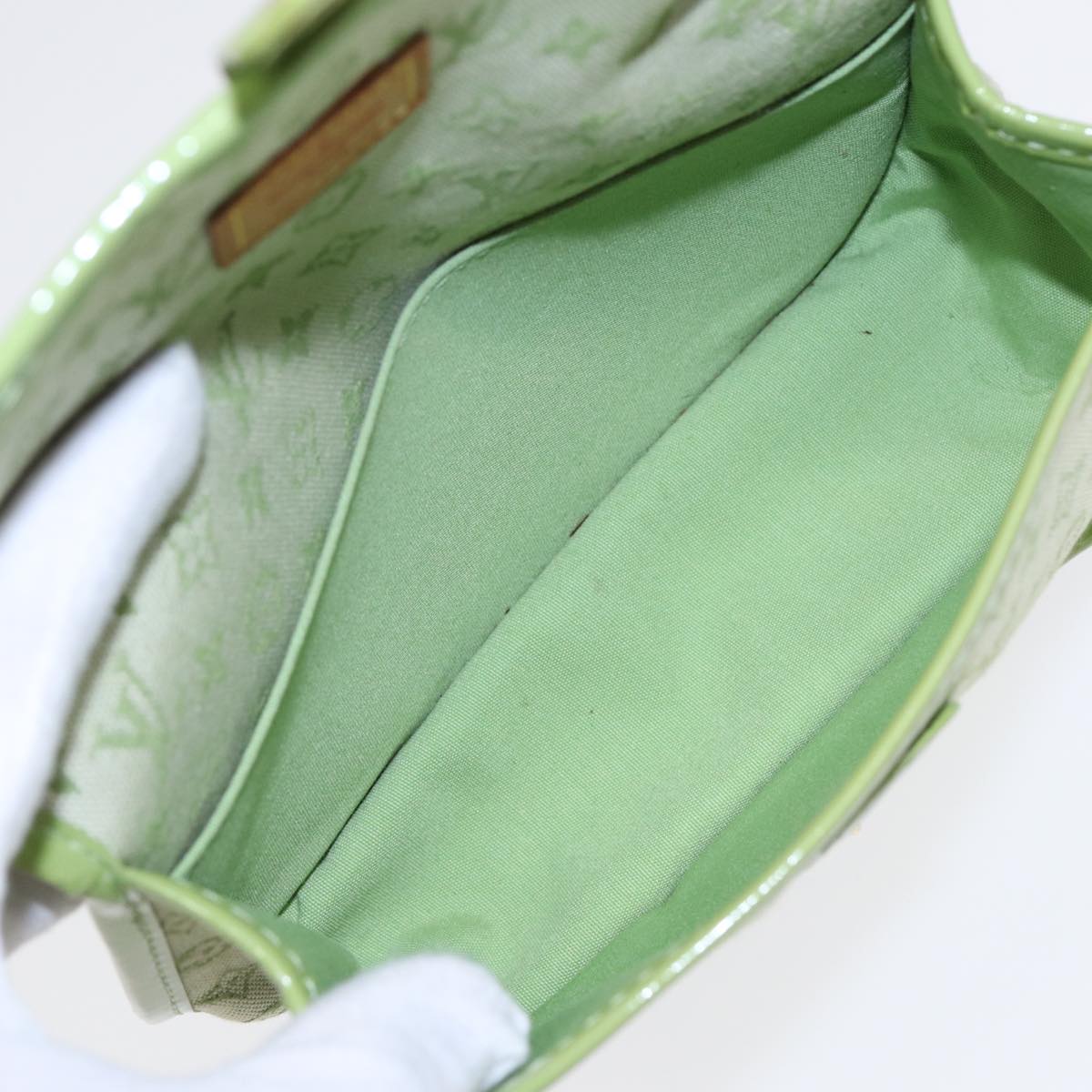 LOUIS VUITTON Monogram Mini Trousse Marie Kate Pouch Green M92935 88437