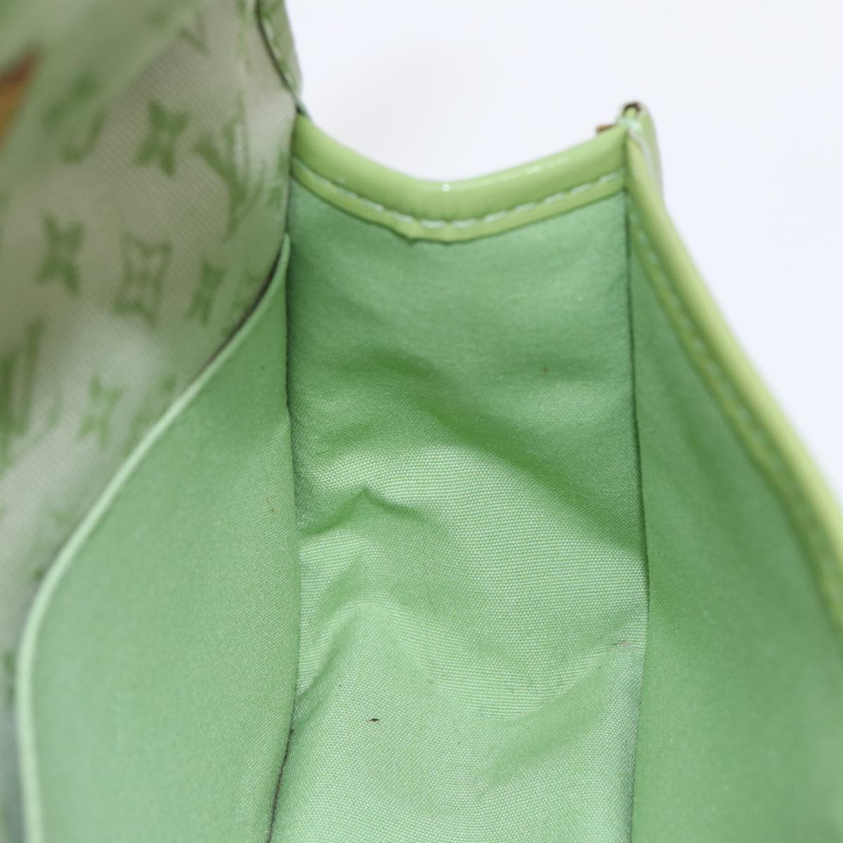 LOUIS VUITTON Monogram Mini Trousse Marie Kate Pouch Green M92935 88437