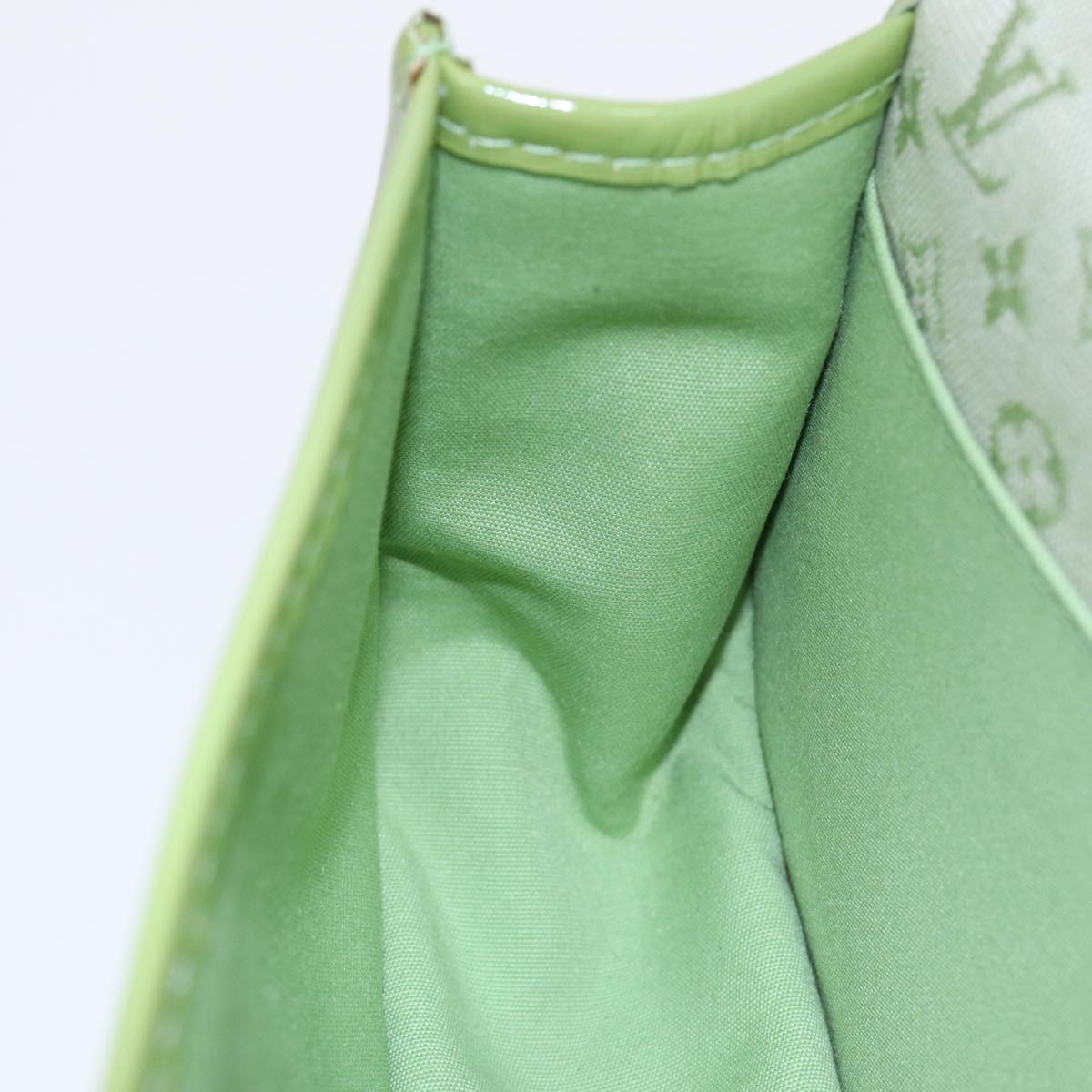 LOUIS VUITTON Monogram Mini Trousse Marie Kate Pouch Green M92935 88437