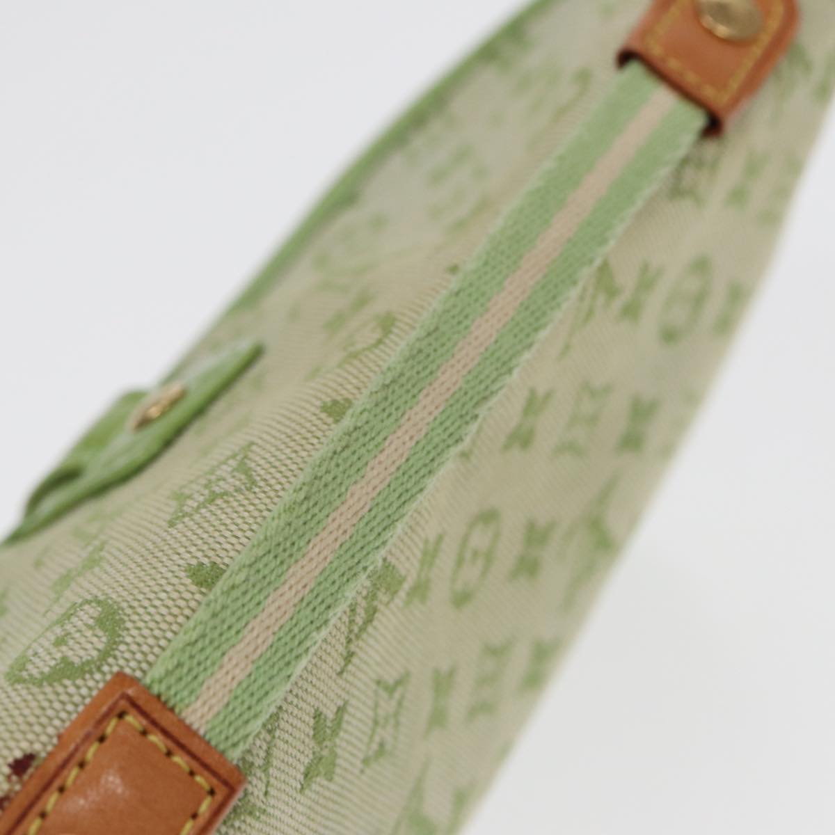 LOUIS VUITTON Monogram Mini Trousse Marie Kate Pouch Green M92935 88437