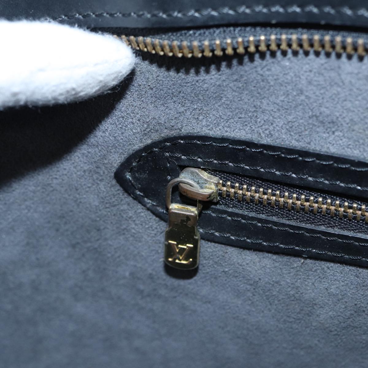 LOUIS VUITTON Epi Saint Jacques Shopping Shoulder Bag Black M52272 LV 88455