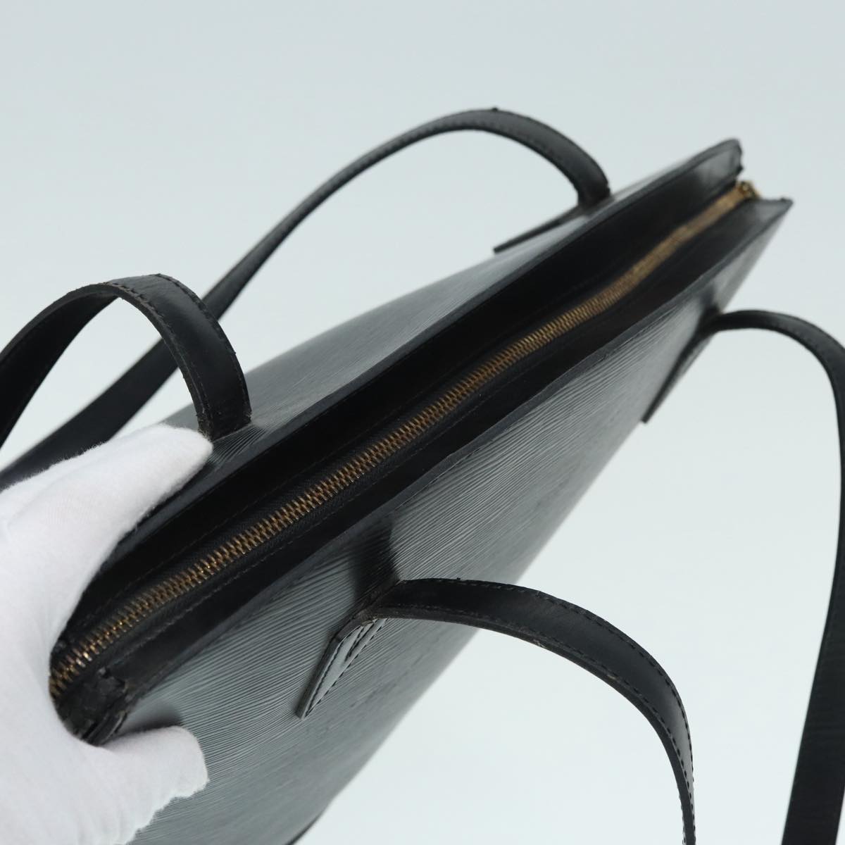 LOUIS VUITTON Epi Saint Jacques Shopping Shoulder Bag Black M52272 LV 88455