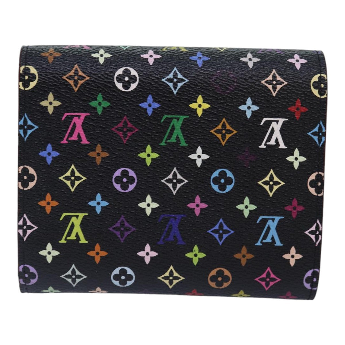 LOUIS VUITTON Multicolor Portefeuille Koala Wallet Black M58015 LV 88456A