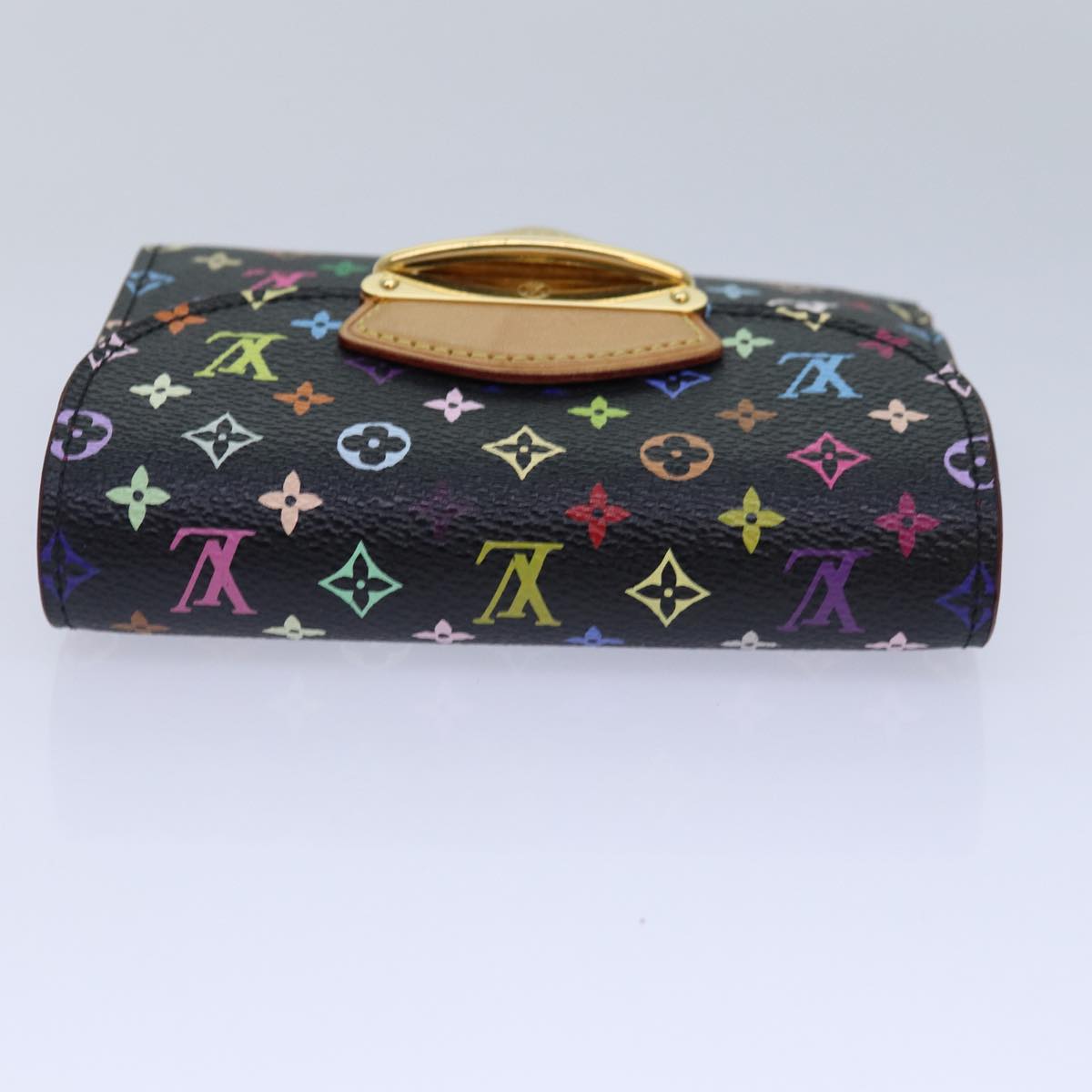LOUIS VUITTON Multicolor Portefeuille Koala Wallet Black M58015 LV 88456A