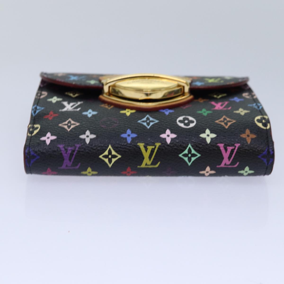 LOUIS VUITTON Multicolor Portefeuille Koala Wallet Black M58015 LV 88456A