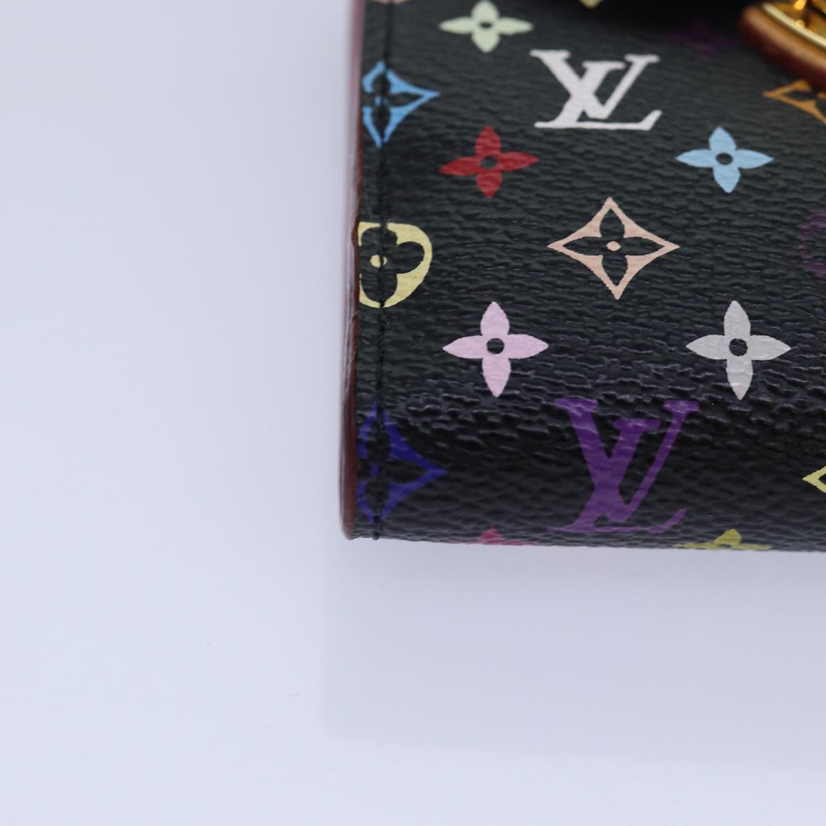 LOUIS VUITTON Multicolor Portefeuille Koala Wallet Black M58015 LV 88456A