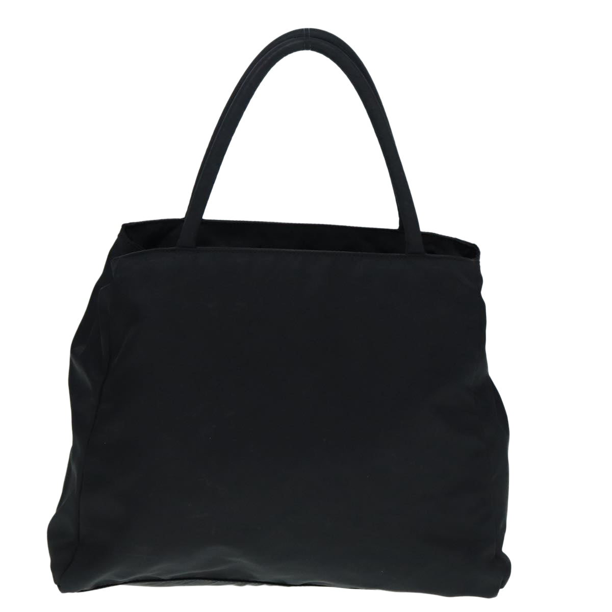 Luxury Prada Hand Bag Nylon Black Silver  88469