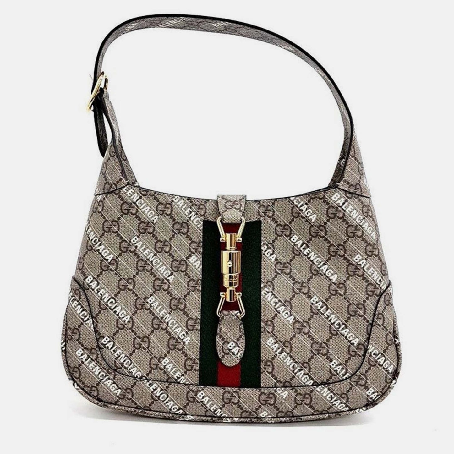 Luxury Gucci Trending 2025 x Balenciaga Hacker Project Jackie 1961 Small Hobo Bag