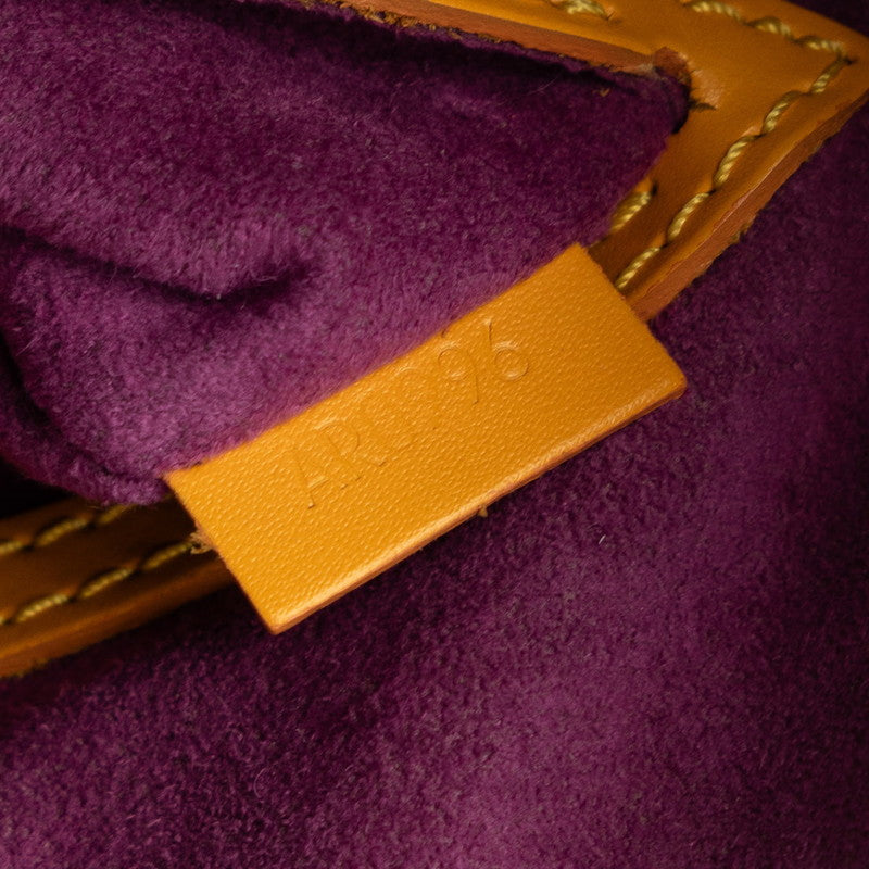 Louis Vuitton Epi Alma Handbag M52149 Tasili Yellow Leather  Louis Vuitton