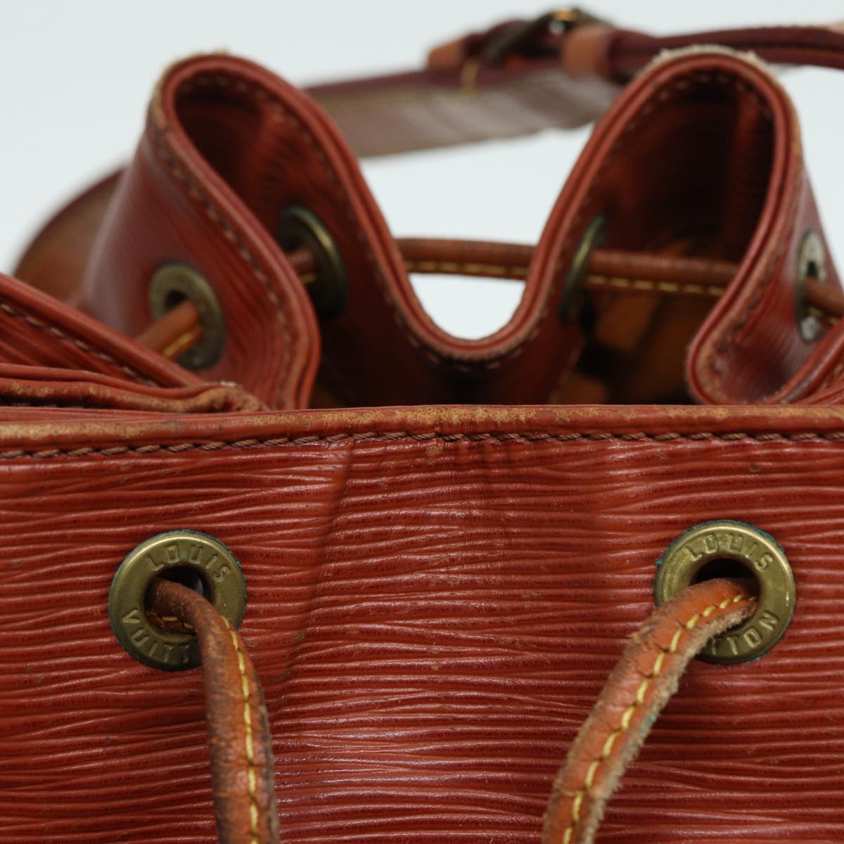LOUIS VUITTON Epi Noe Shoulder Bag Kenya Brown M44028 LV 88506