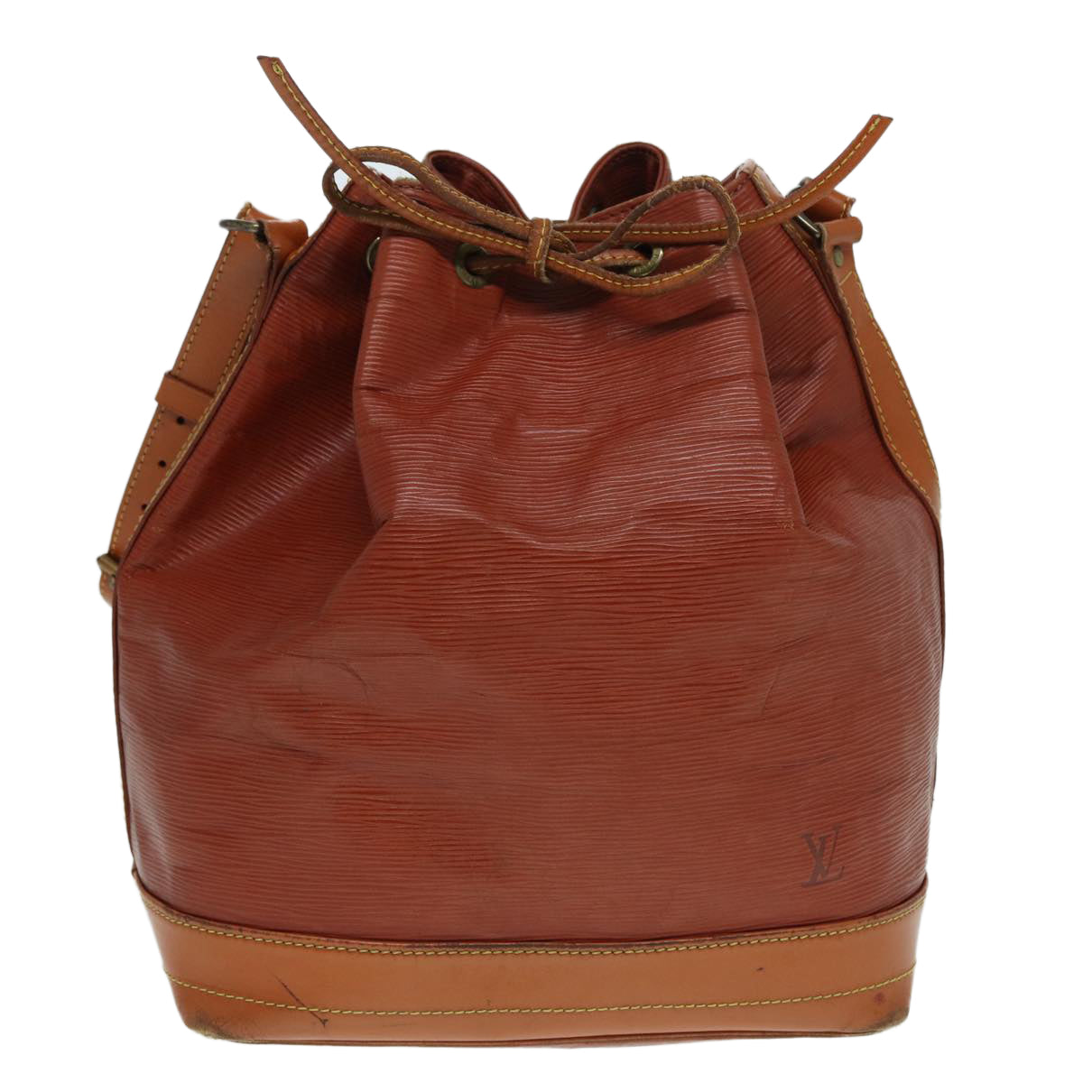 LOUIS VUITTON Epi Noe Shoulder Bag Kenya Brown M44028 LV 88506