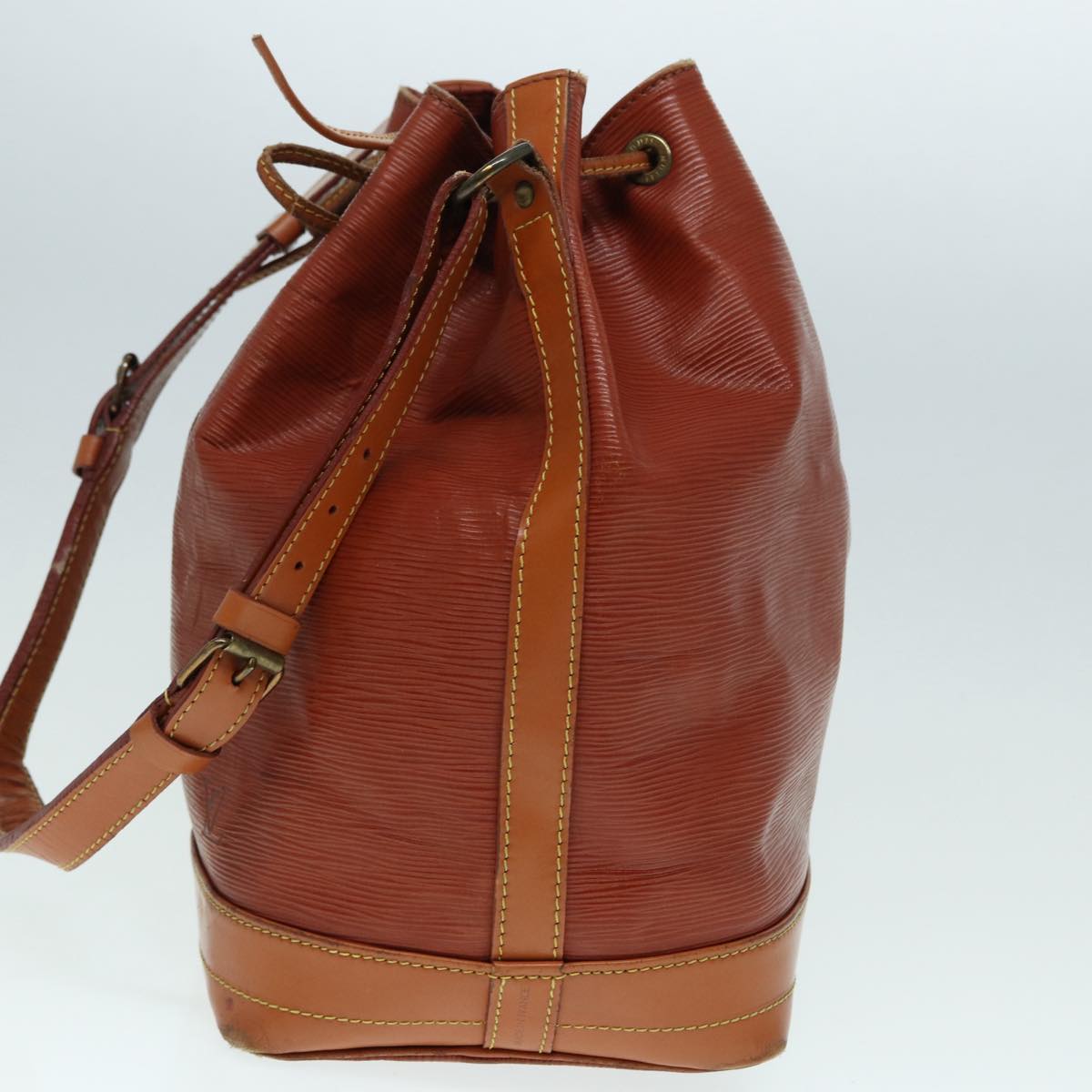 LOUIS VUITTON Epi Noe Shoulder Bag Kenya Brown M44028 LV 88506