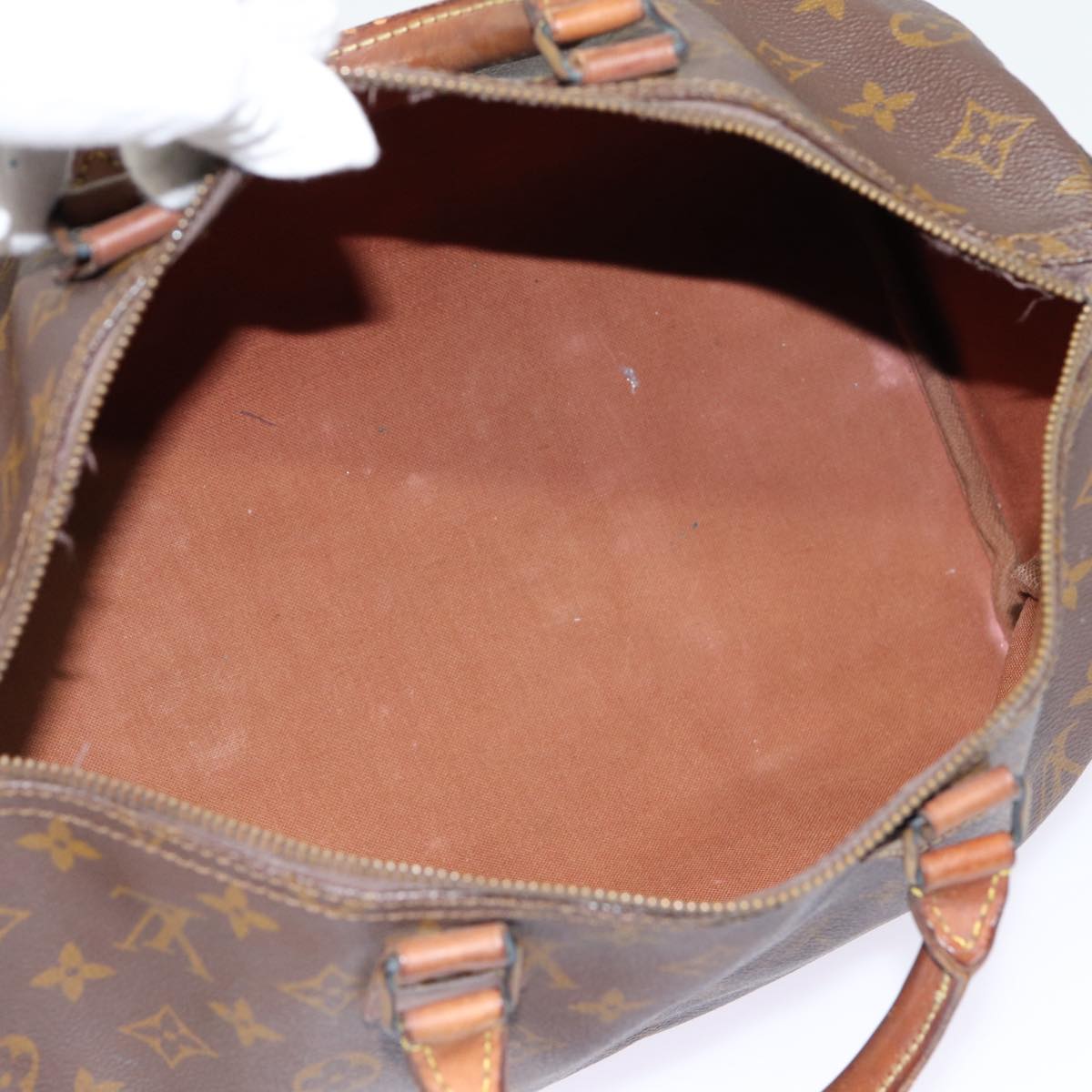 LOUIS VUITTON Monogram Speedy 35 Hand Bag Vintage M41524 LV 88540