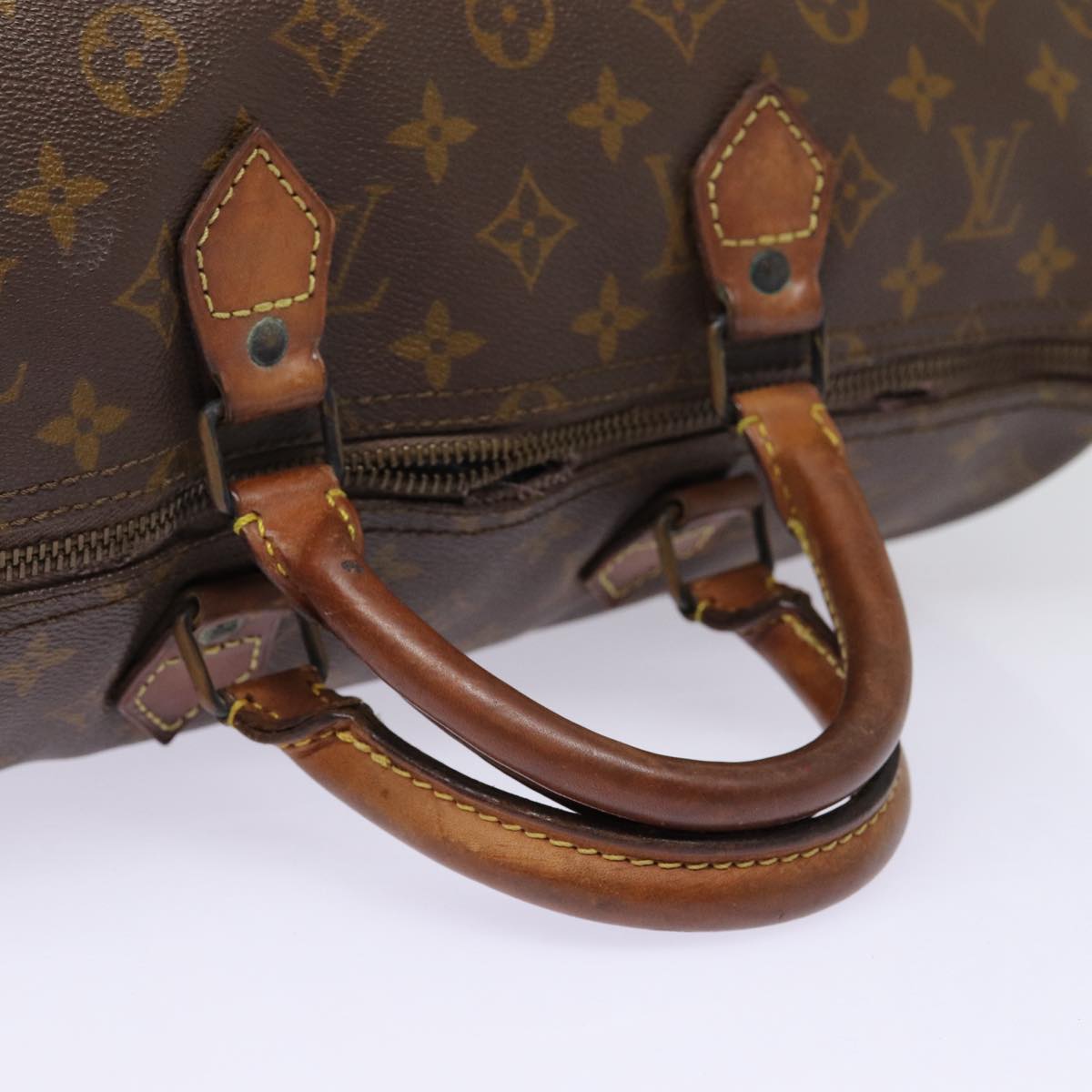 LOUIS VUITTON Monogram Speedy 35 Hand Bag Vintage M41524 LV 88540