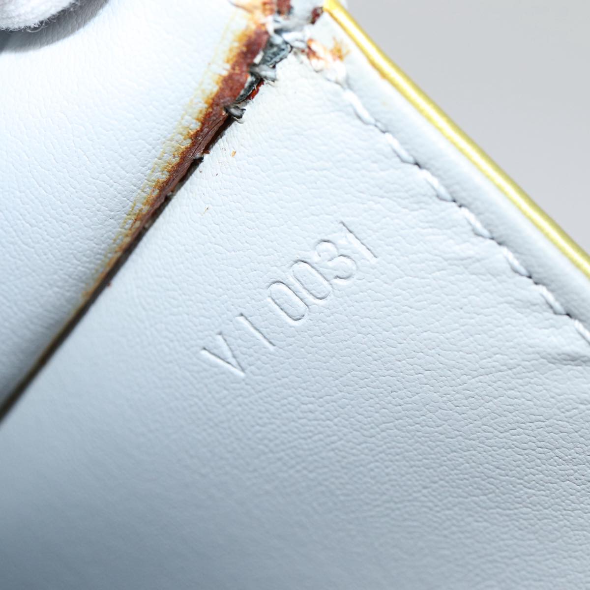 LOUIS VUITTON Monogram Vernis Spring Street Hand Bag Gris M91029 LV 88558