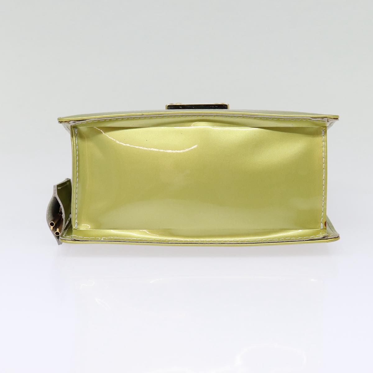 LOUIS VUITTON Monogram Vernis Spring Street Hand Bag Gris M91029 LV 88558