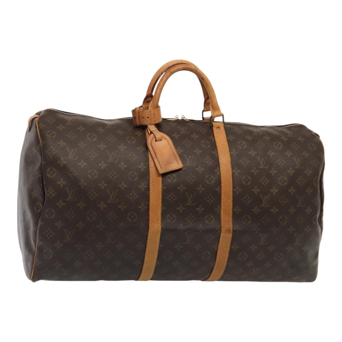 LOUIS VUITTON Monogram Keepall 60 Boston Bag M41422 LV 88579