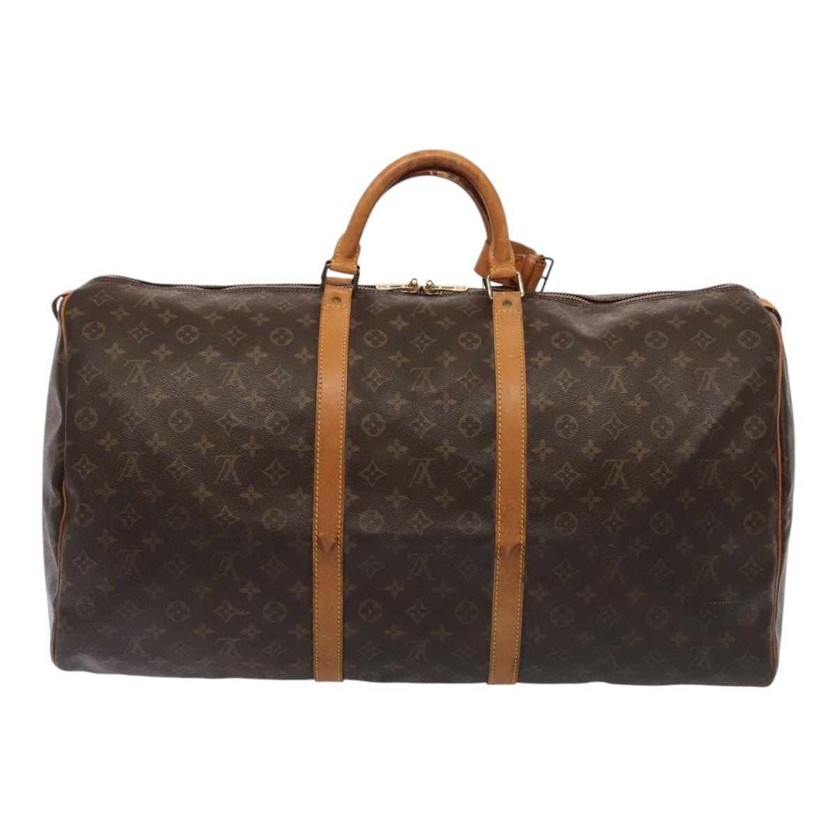 LOUIS VUITTON Monogram Keepall 60 Boston Bag M41422 LV 88579