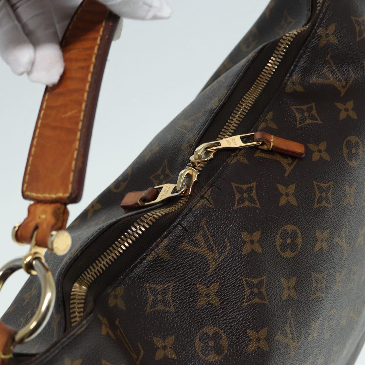 LOUIS VUITTON Monogram Sully MM Shoulder Bag M40587 LV 88581