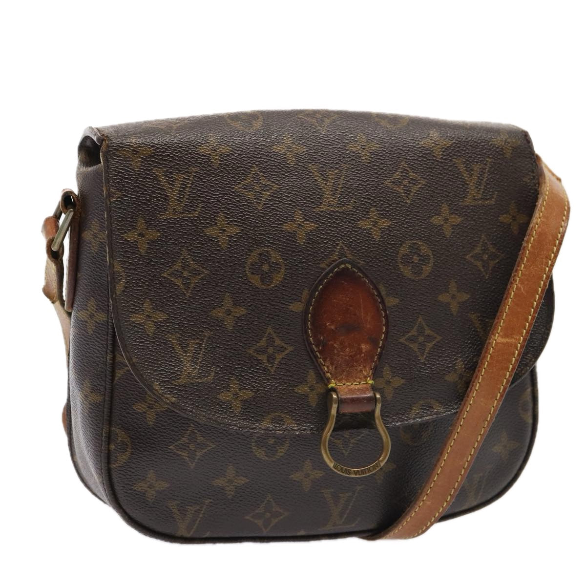 LOUIS VUITTON Monogram Saint Cloud GM Shoulder Bag M51242 LV 88587