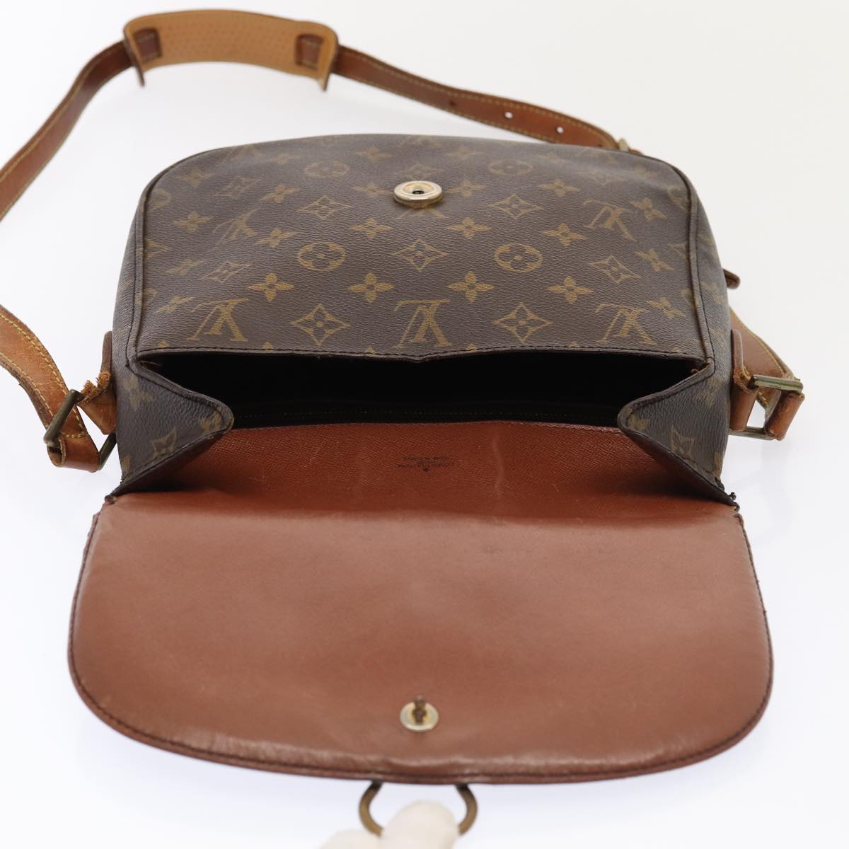 LOUIS VUITTON Monogram Saint Cloud GM Shoulder Bag M51242 LV 88587