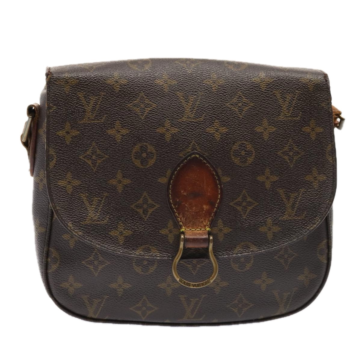 LOUIS VUITTON Monogram Saint Cloud GM Shoulder Bag M51242 LV 88587